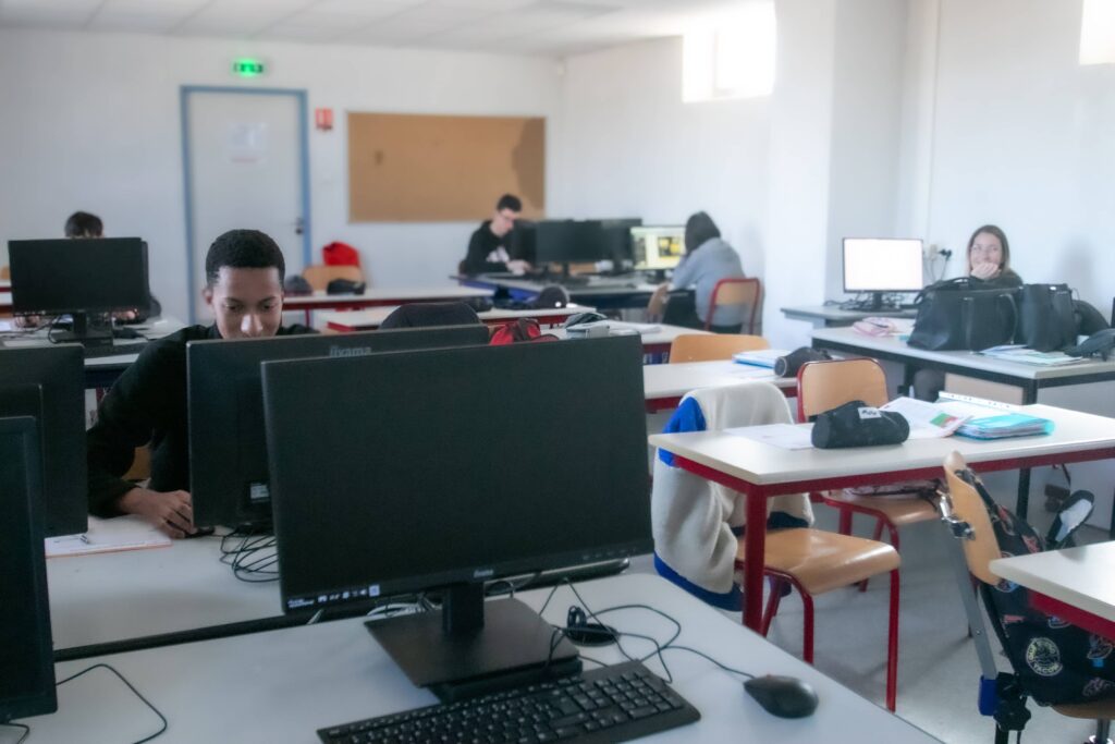 Classe de seconde du lycée professionnel Sainte Marthe pour la taxe d'apprentissage