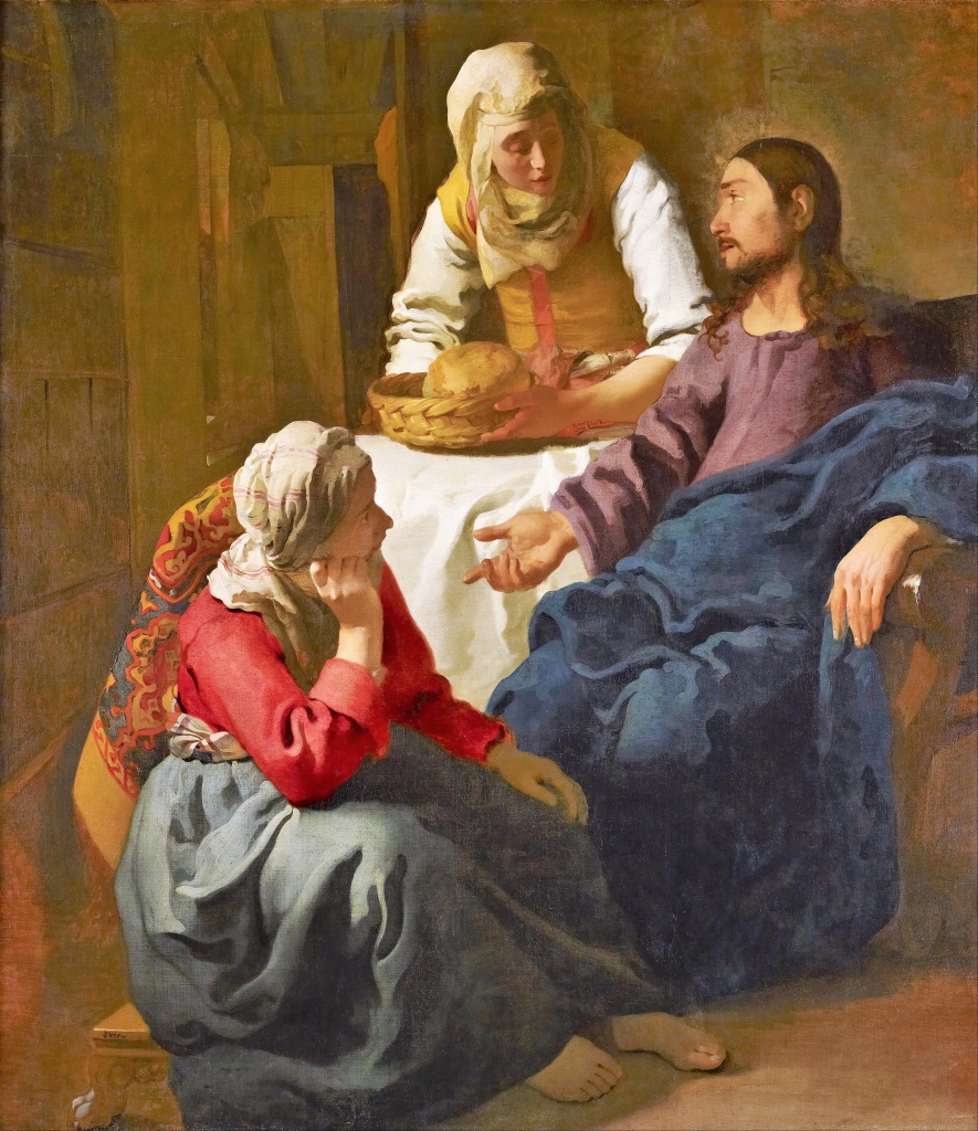 Tableau Le Christ dans la maison de Marthe et Marie