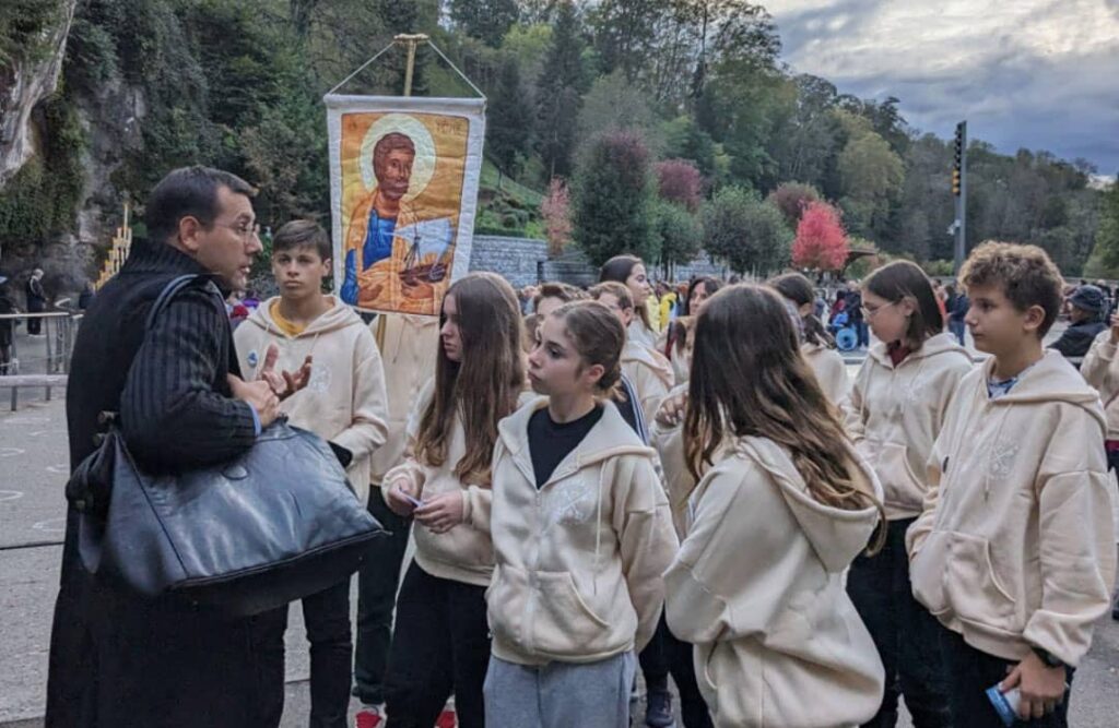 pèlerinage à Lourdes de l'institution Sainte Marthe
