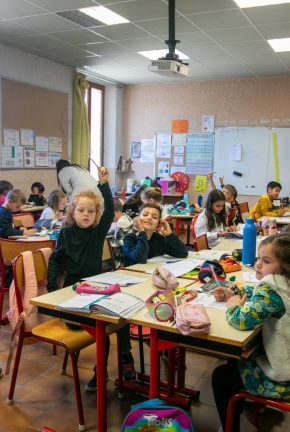 Classe de primaire Sainte Marthe de l'institution sainte marthe notre dame un établissement privé catholique dans le var